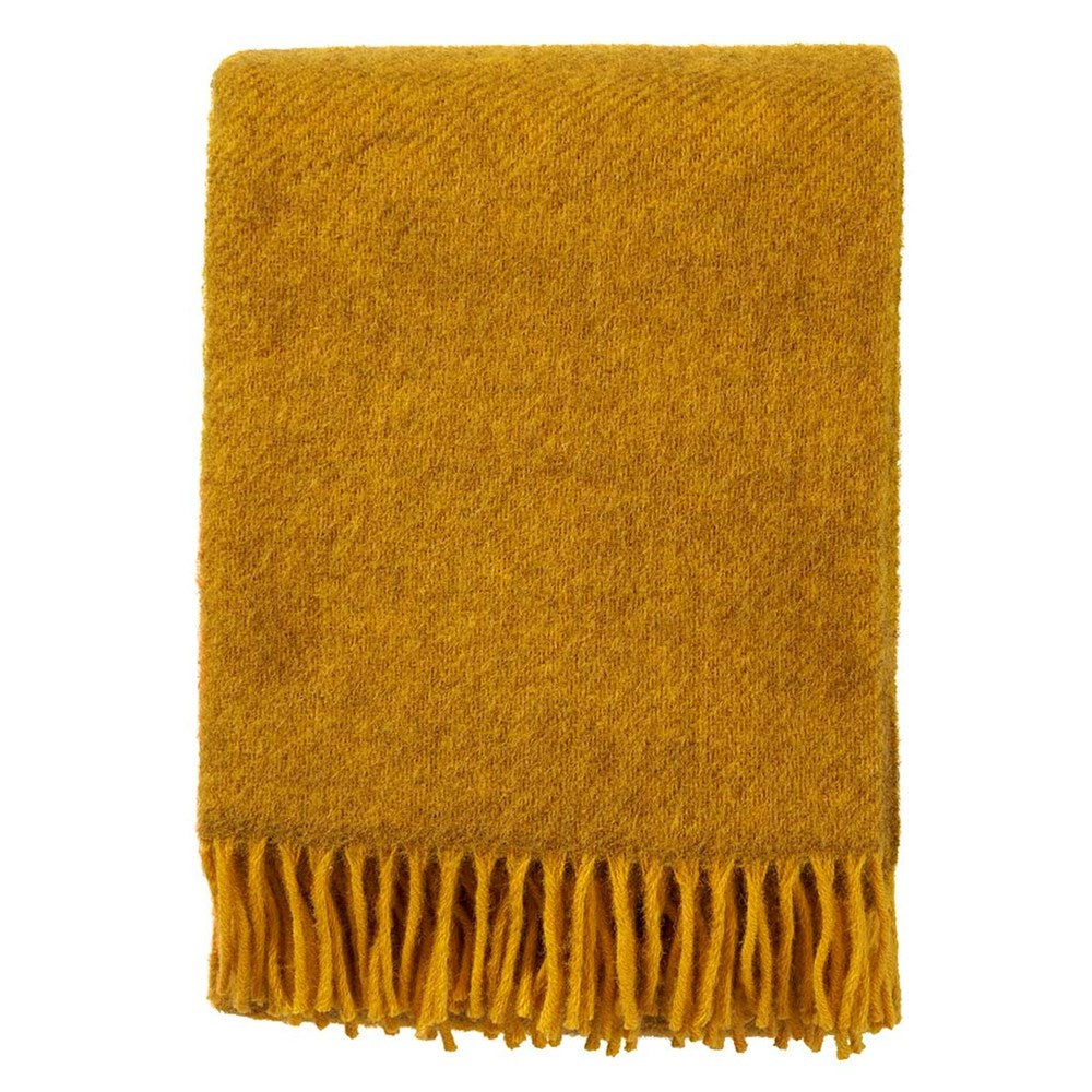 Klippan Gotland Wool Blanket Crispy Yellow