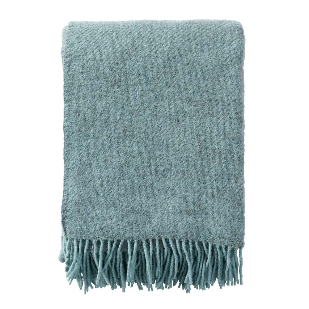 Klippan Gotland Wool Blanket Crispy Turquoise
