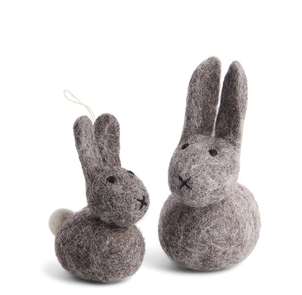 Gry & Sif Bunny 2pk grey