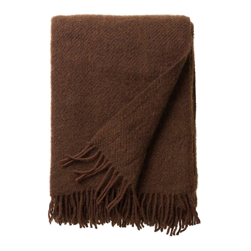 Klippan Gotland Wool Blanket Crispy Walnut