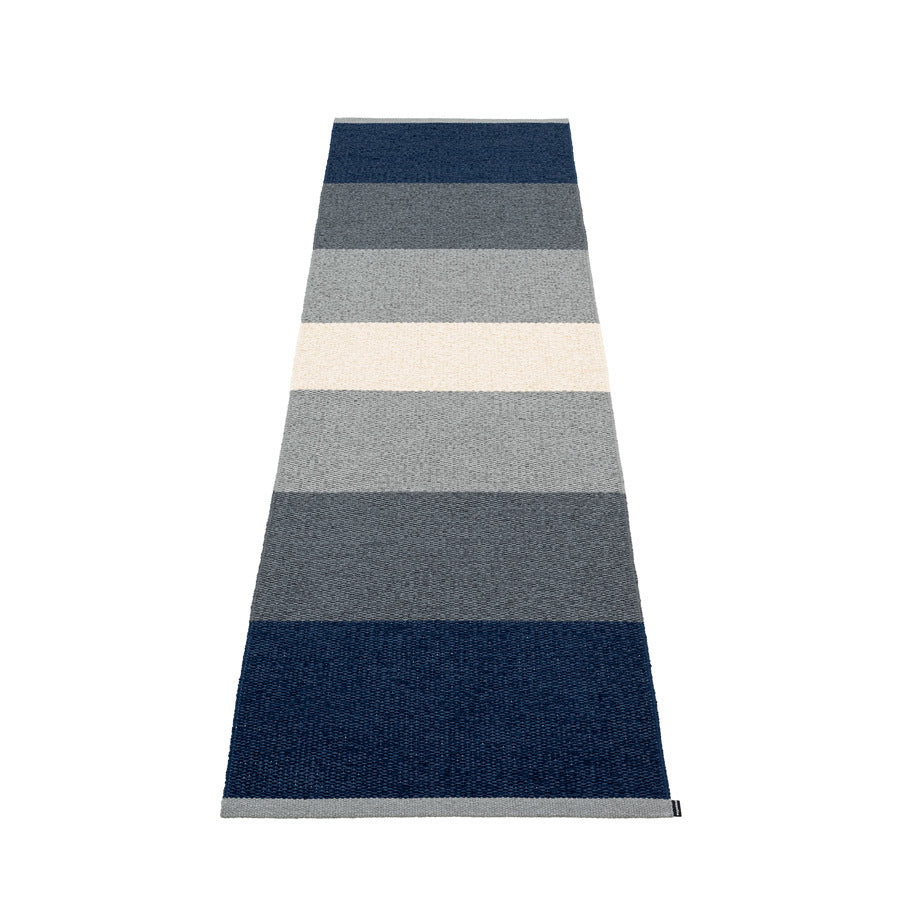 Pappelina Rug Kim Dark Blue
