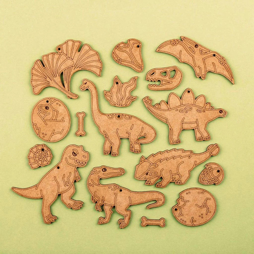 Crateit Jurassic Journeys Wooden Toy