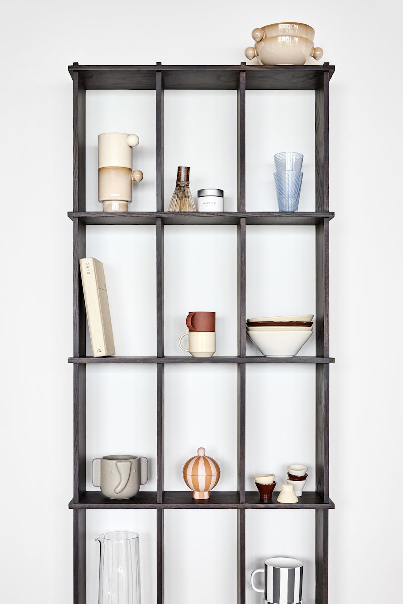OYOY Grid Shelf Large Dark