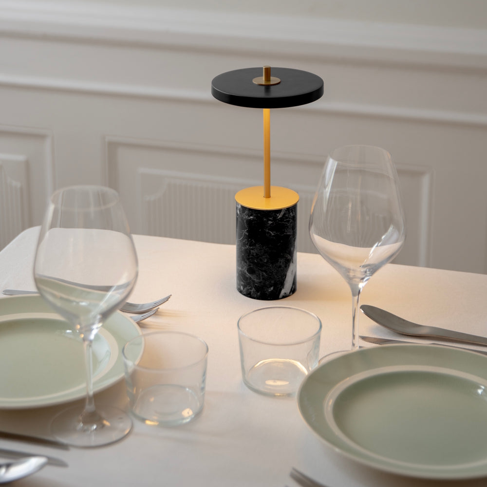 Asteria Move Mini Table Lamp Marble Black
