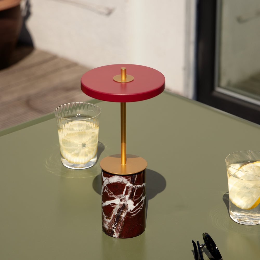 Asteria Move Mini Table Lamp Marble Red