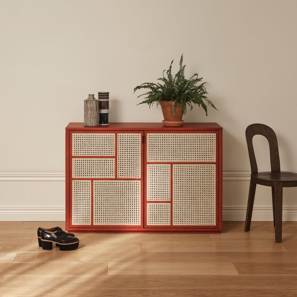 Design House Stockholm Air Sideboard Red-Rattan
