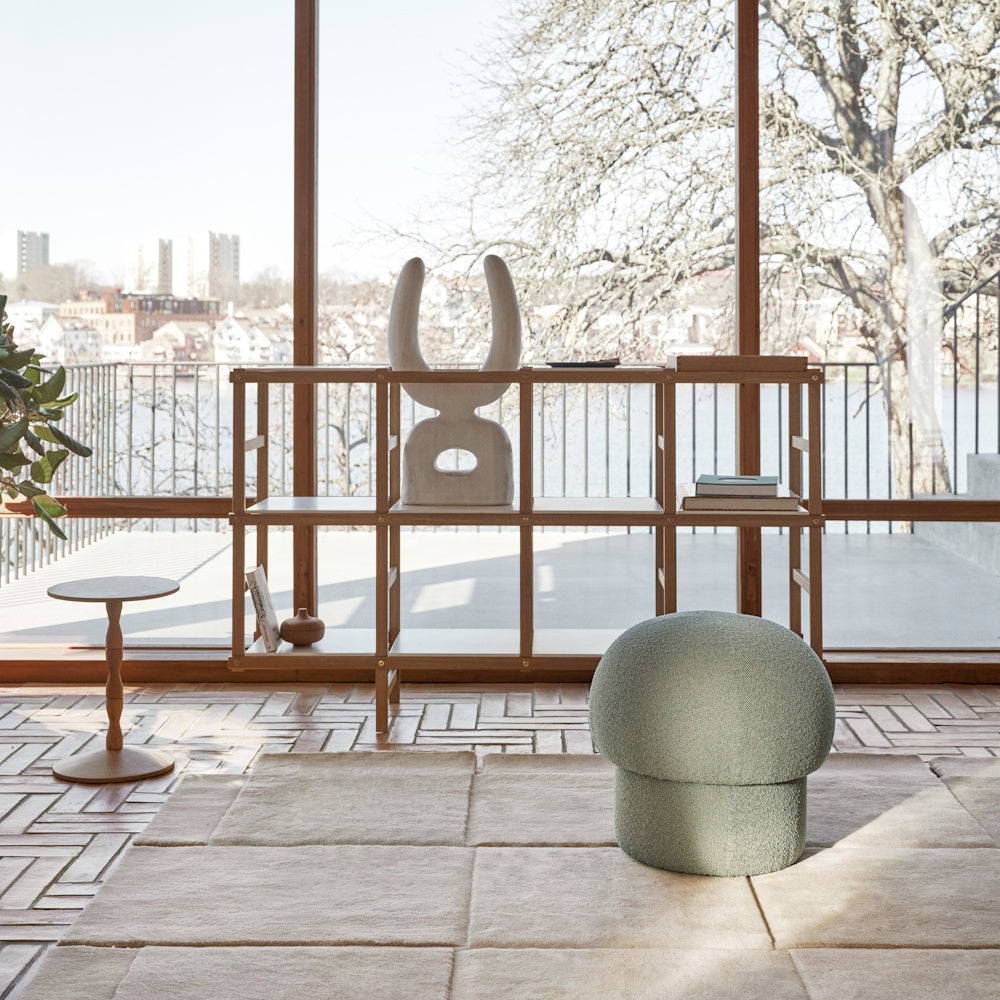 Design House Stockholm Basket Rug Wool Beige