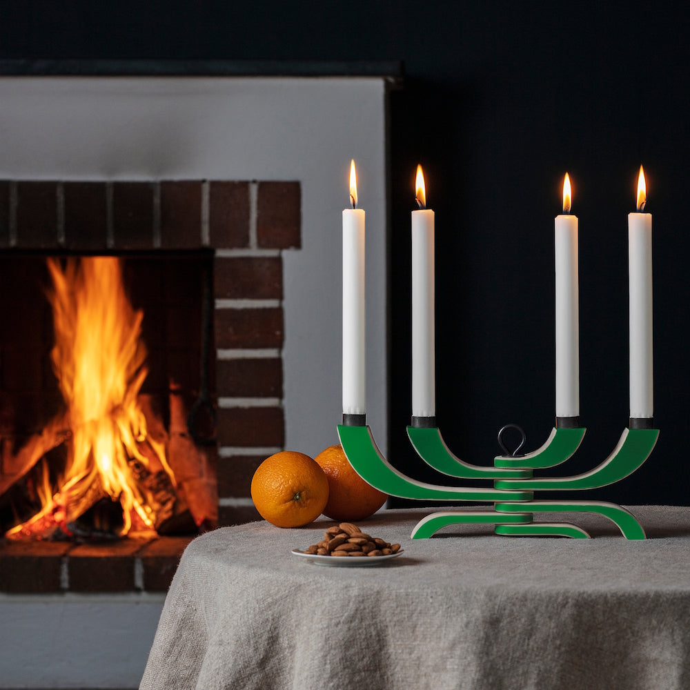 Design House Stockholm Nordic Light Candle Holder 4 Green