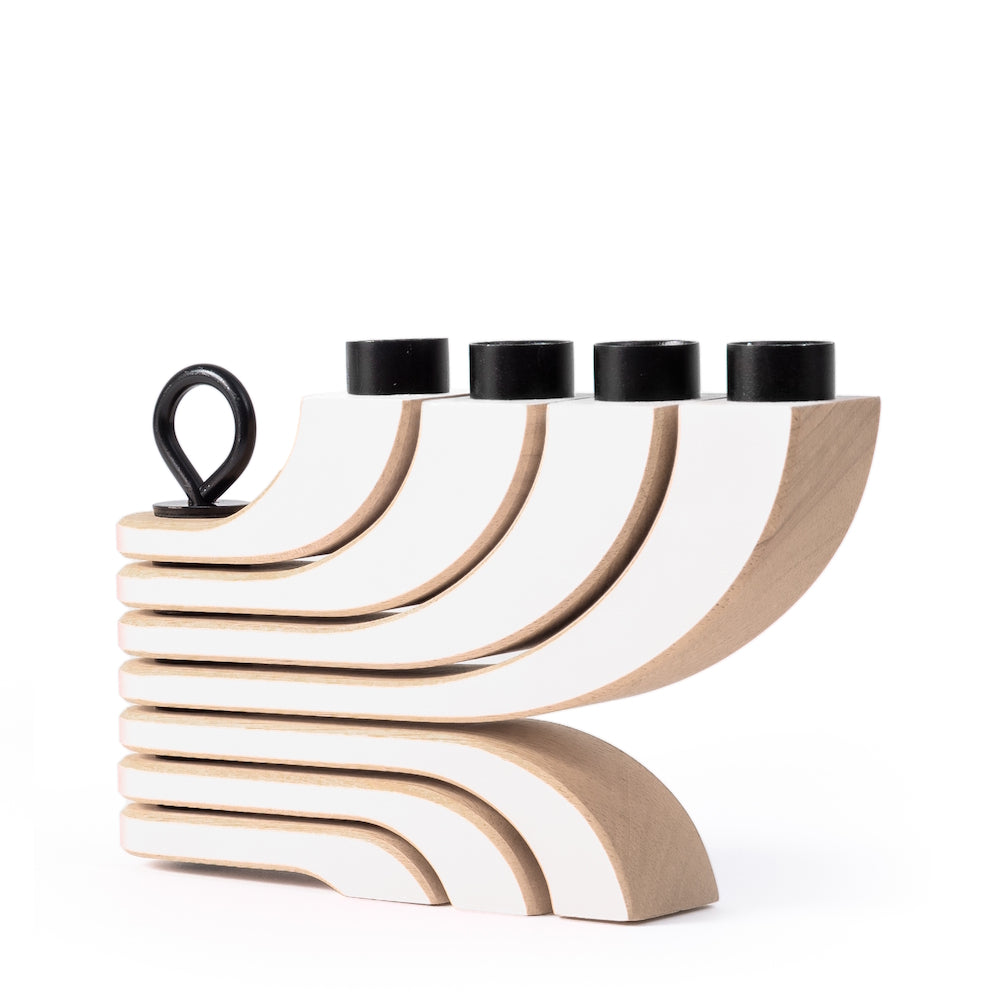 Design House Stockholm Nordic Light Candle Holder 4 white