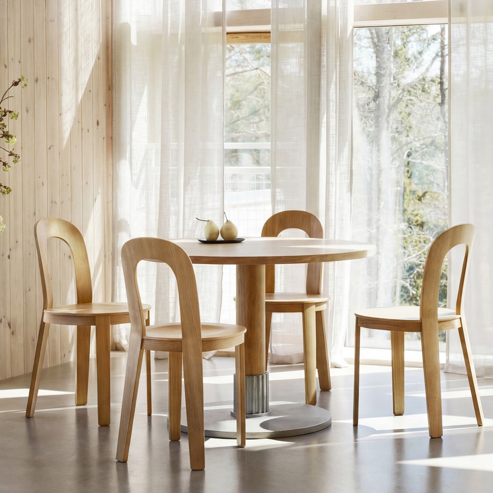 Design House Stockholm Tock Table Round Oak