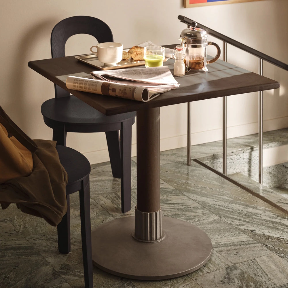 Design House Stockholm Tock Table Square Dark Oak