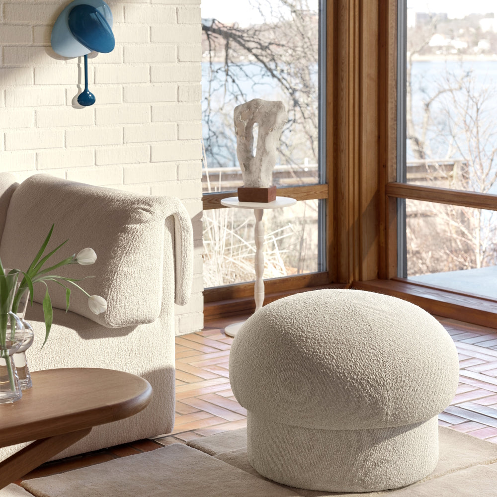 Design House Stockholm Uno Pouf 65cm Cream