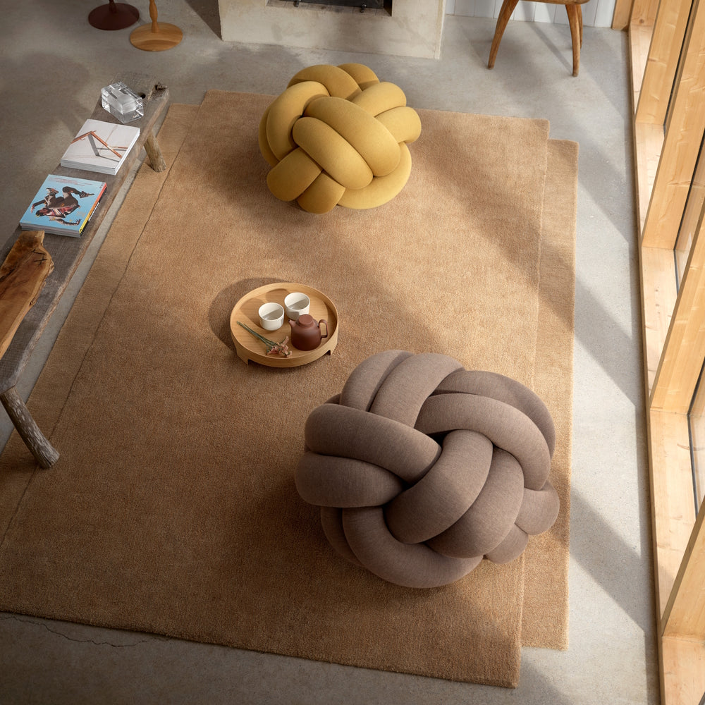 Design House Stockholm Level Wool Rug Beige