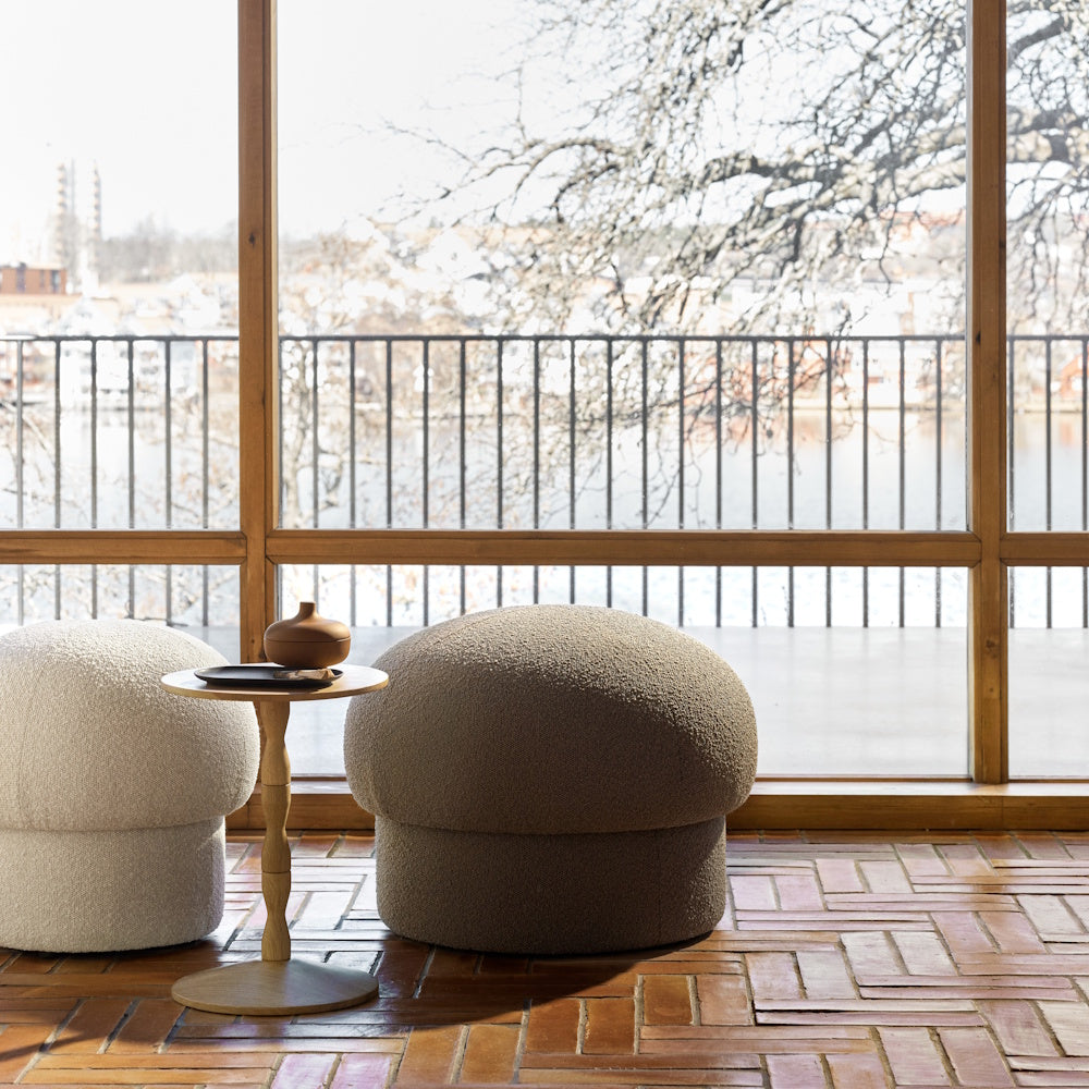 Design House Stockholm Uno Pouf 65cm Brown