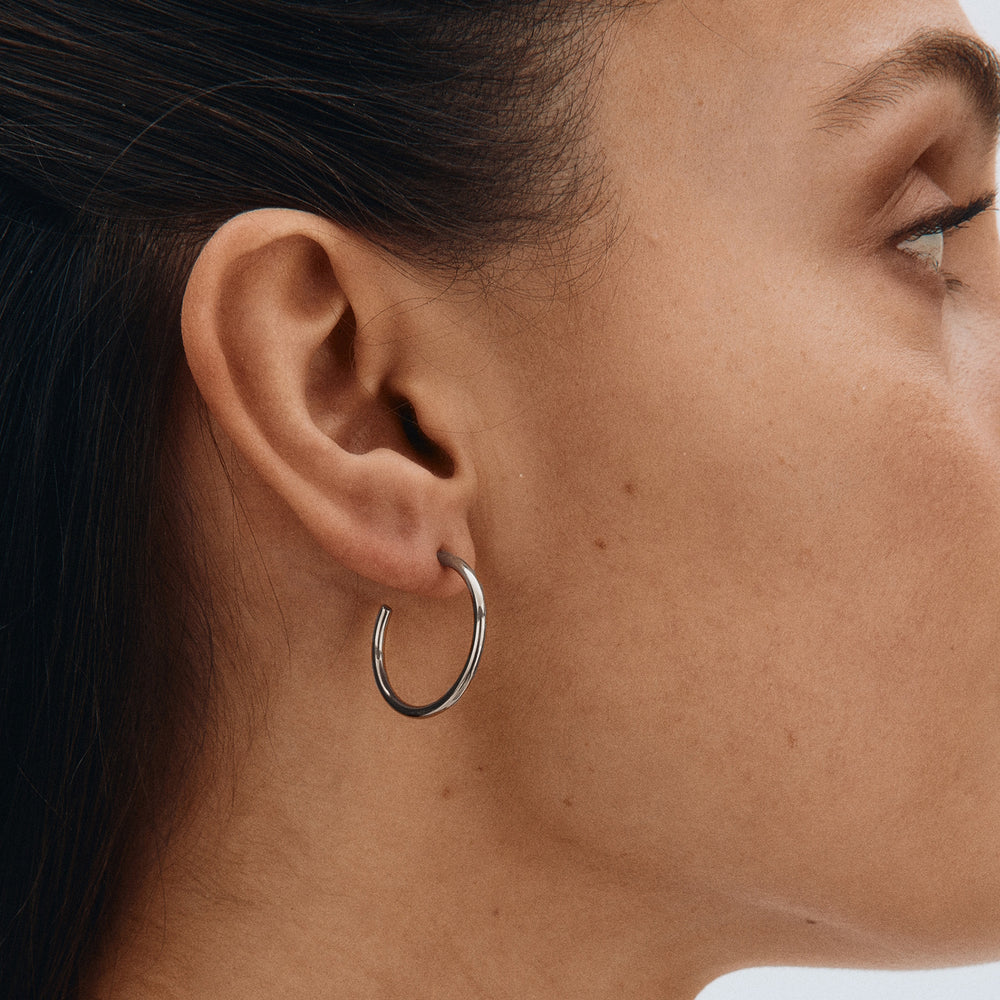 Edblad Hoops Earrings Medium steel