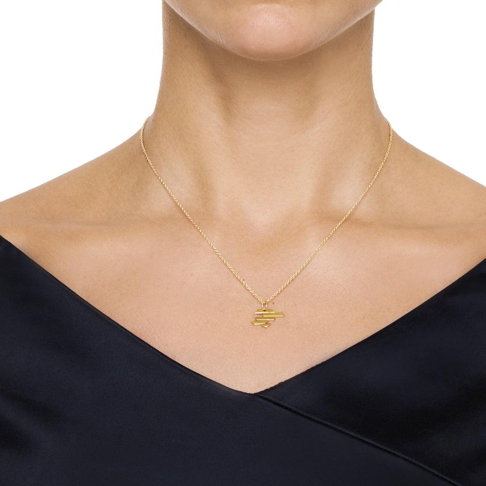 Efva Attling A Piece Of My Heart Pendant Necklace Gold