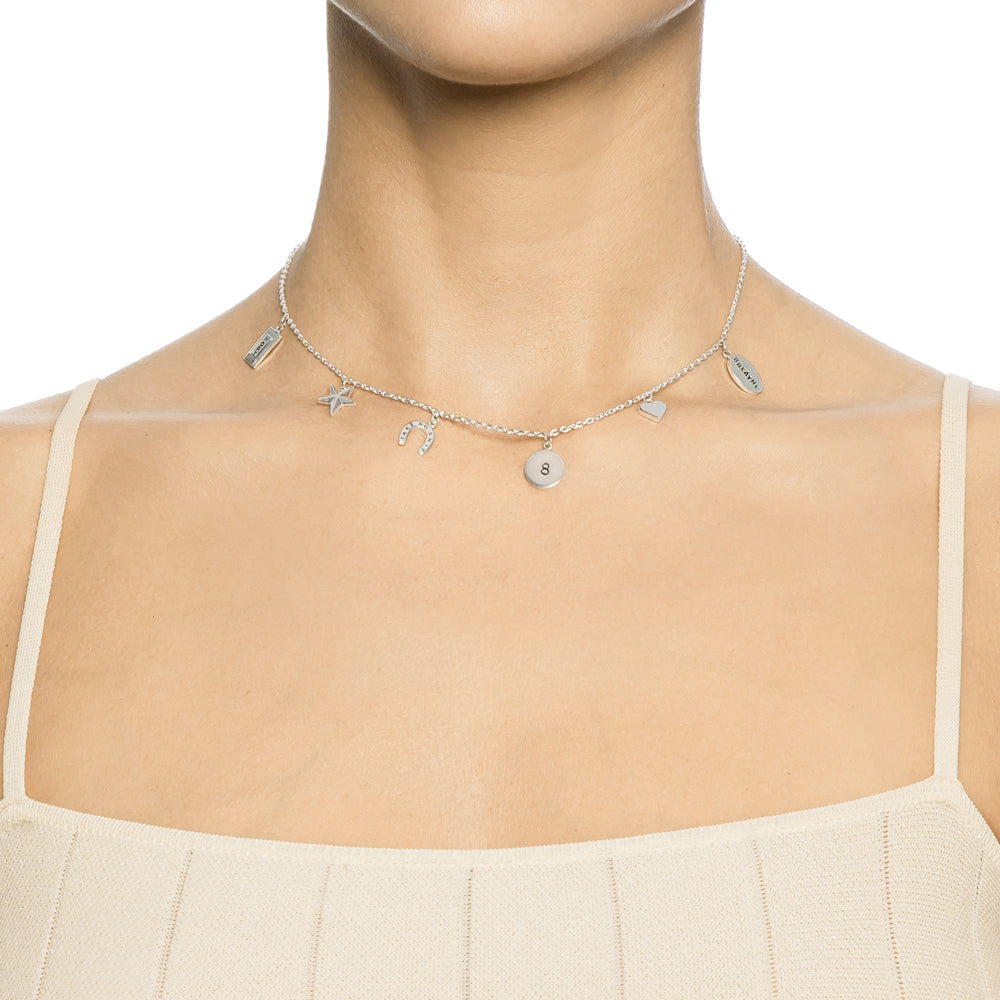 Efva Attling Mini Messages Necklace