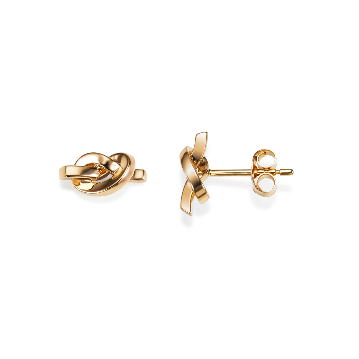 Efva Attling Love Knot Earrings Gold