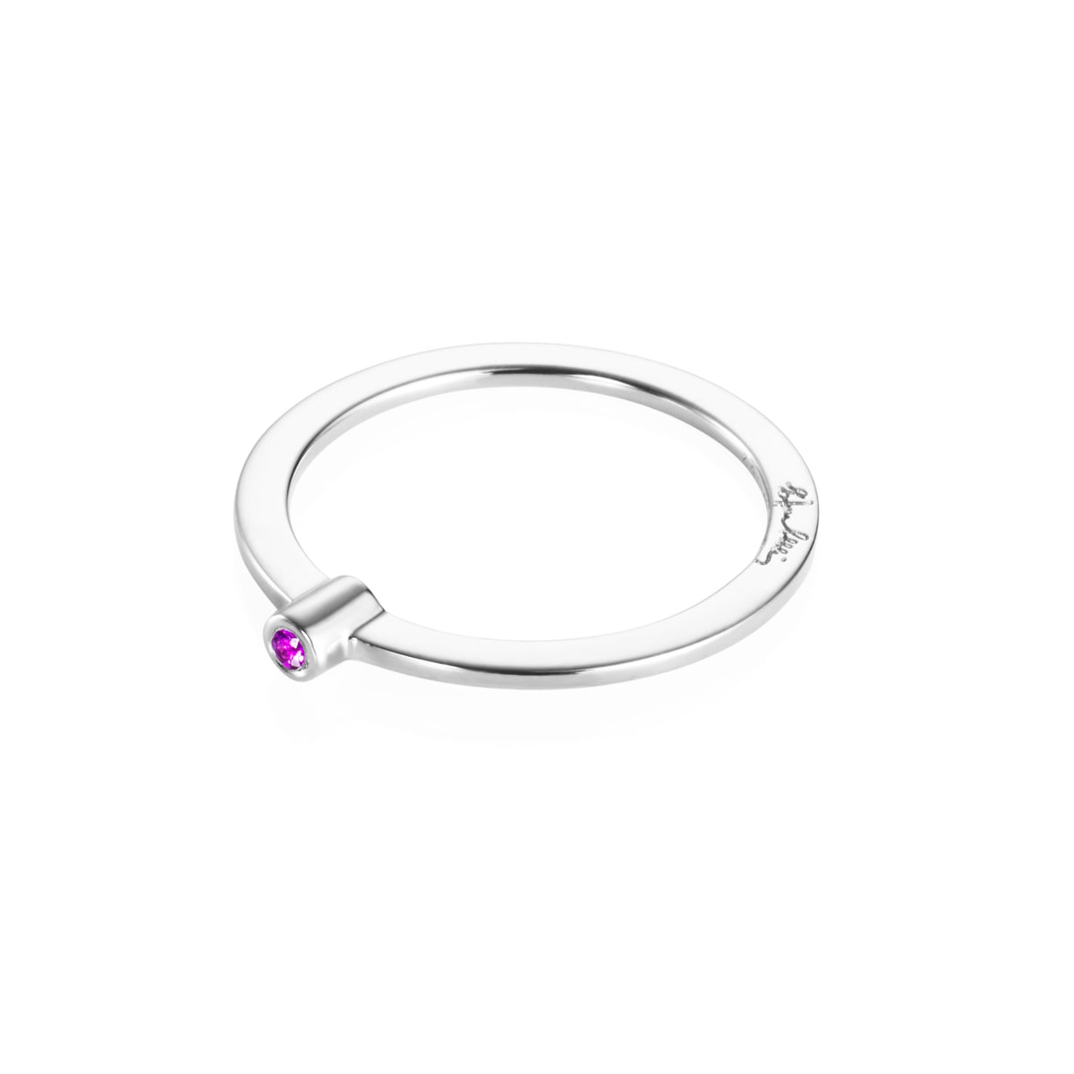 Efva Attling Micro Blink Ring Pink Sapphire