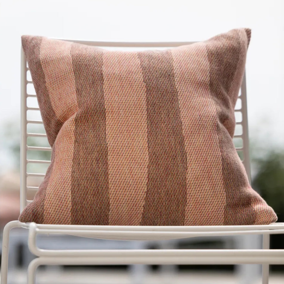Ekelund Vilma Brown Organic Cotton Cushion Cover