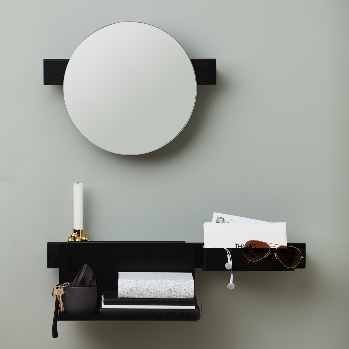 Gejst Flex Magnetic Shelf 60 Black Oak-Black