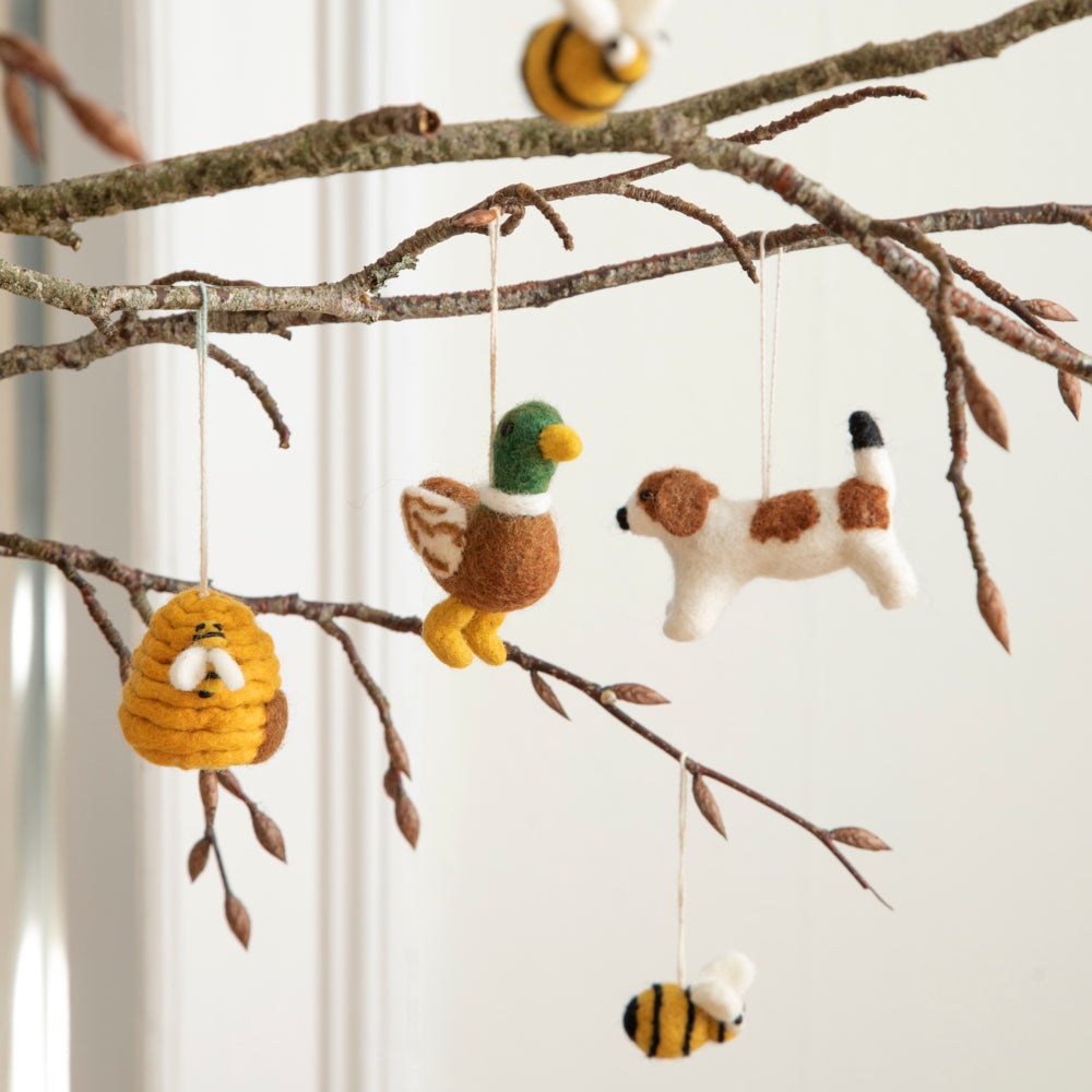 Gry & Sif Bee House Hanging Decoration