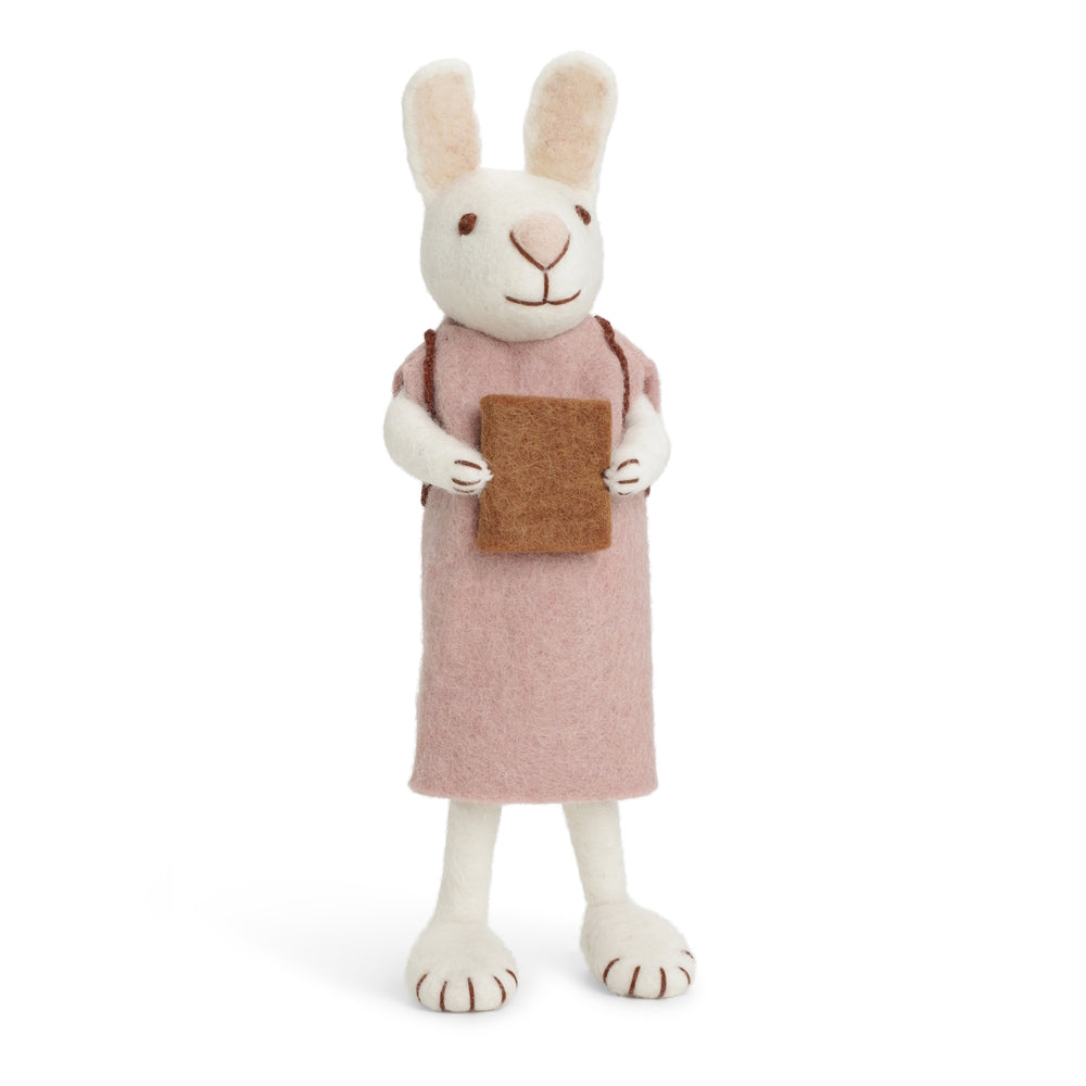 Gry & Sif Bunny Big White Dress & Book
