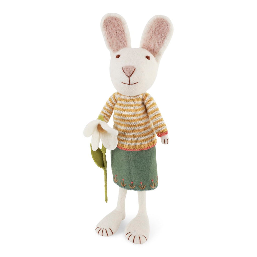 Gry & Sif Bunny XL White Girl Skirt & Snowdrop