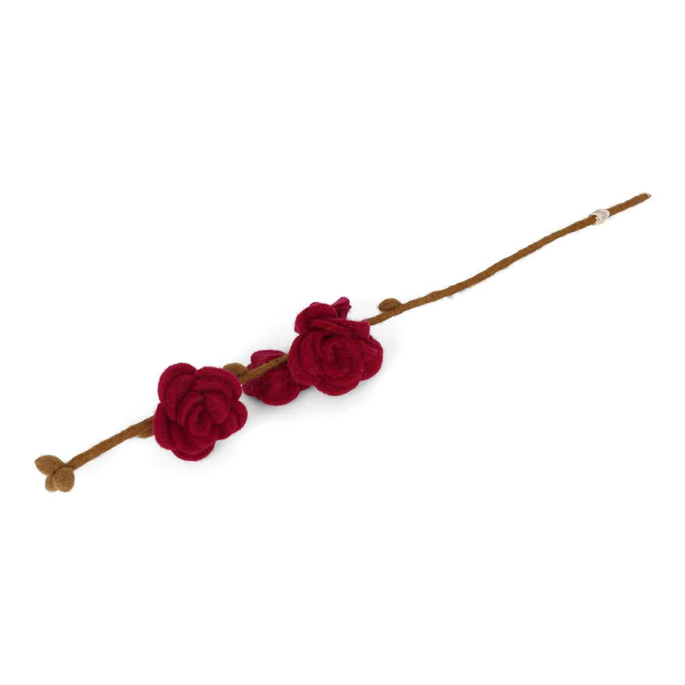 Gry & Sif Felted Branch Cerise Roses