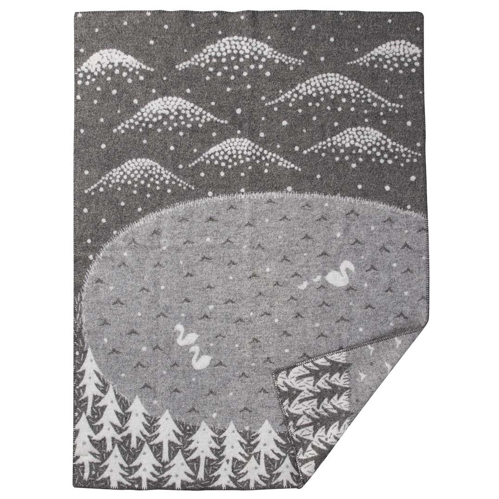 Klippan Lake in the Valley Organic Wool Blanket
