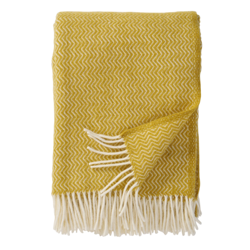 Klippan Sorbet Wool Blanket Banana