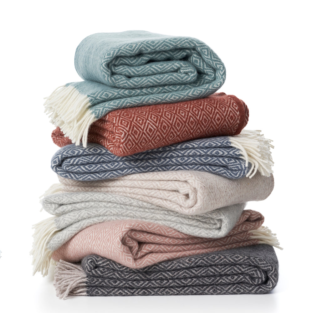 Klippan Stella Brushed Wool Blanket – Lambswool Throw – Wholesale