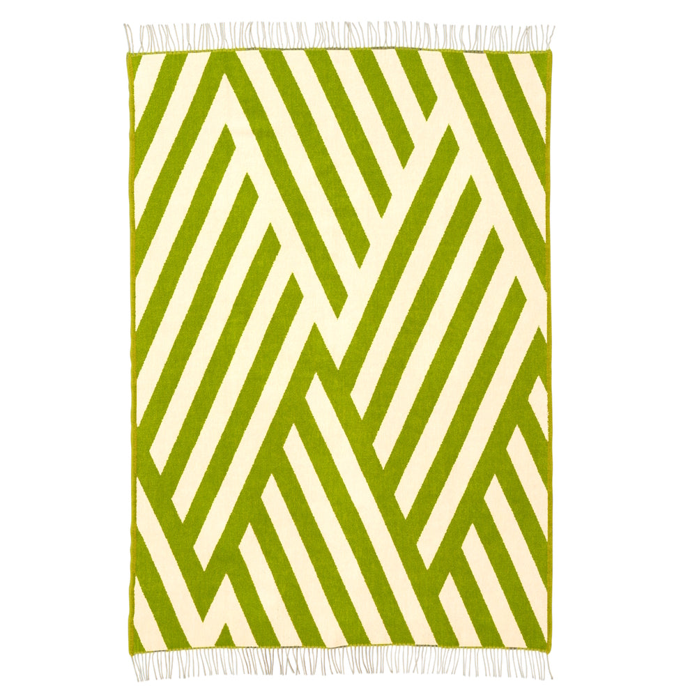 Klippan Tangent Wool Blanket pea-cream