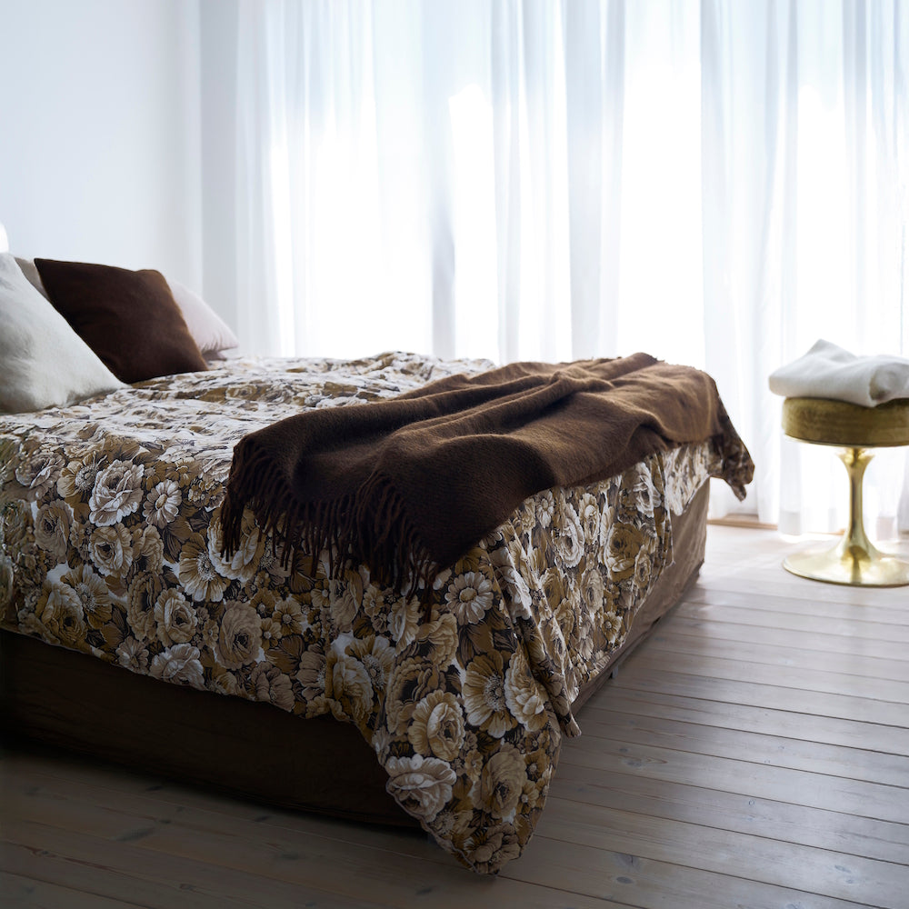 Klippan Gotland Wool Blanket Crispy Walnut