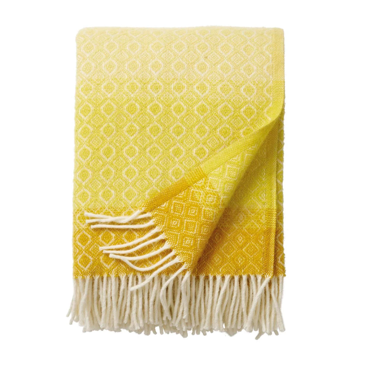 Klippan Havanna Brushed Wool Blanket Multi Yellow