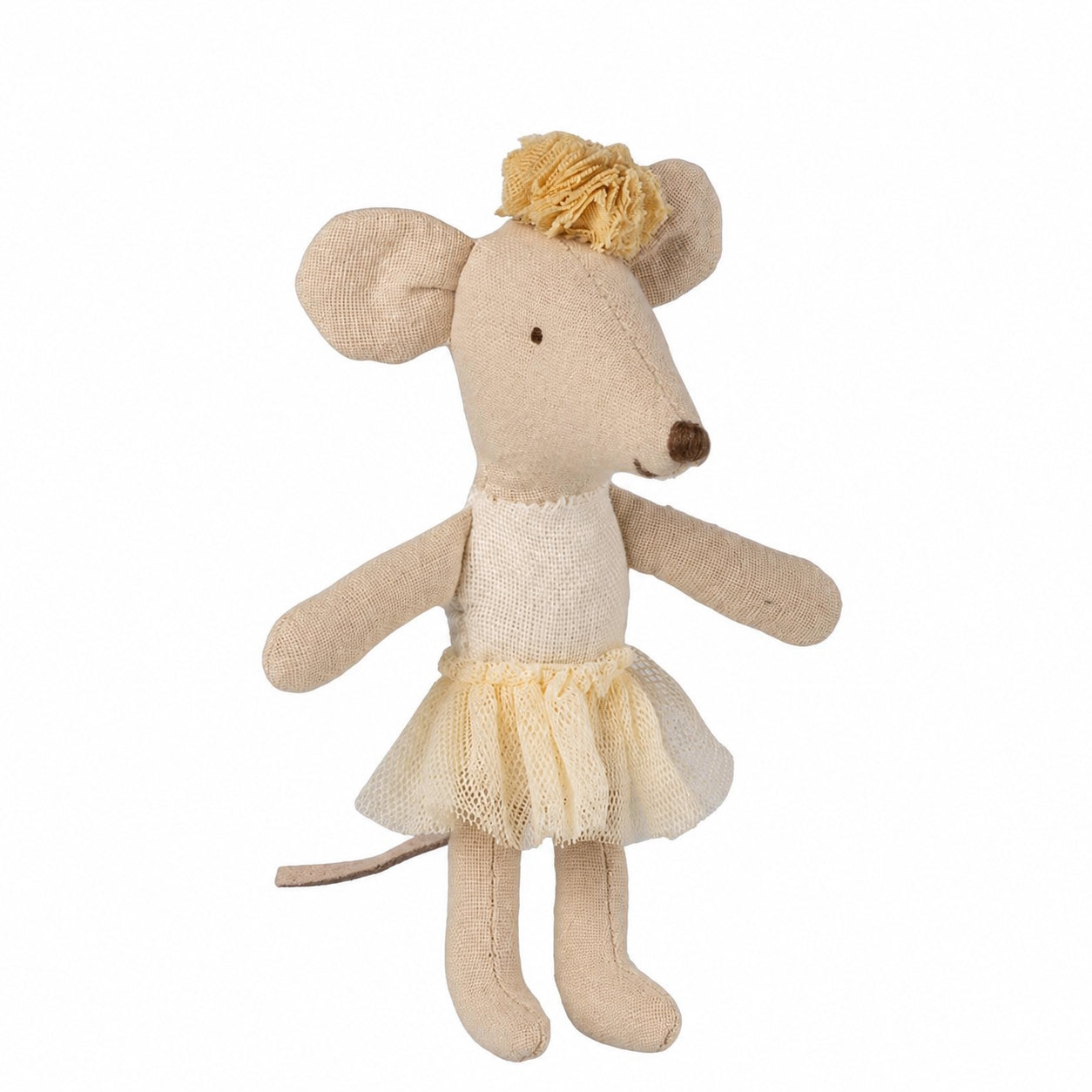 Maileg Ballerina Mouse Little Sister Off White