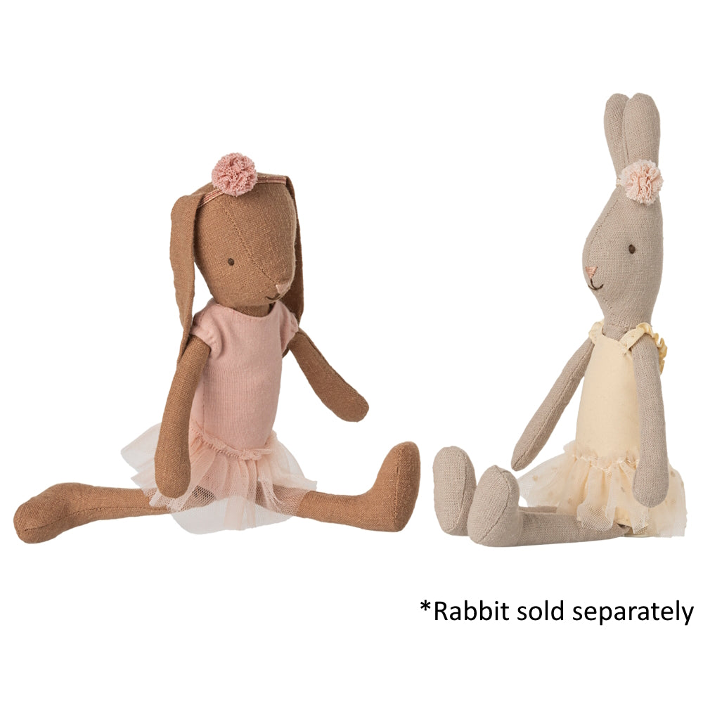 Maileg Bunny Size 1 Brown Ballet Suit and Skirt
