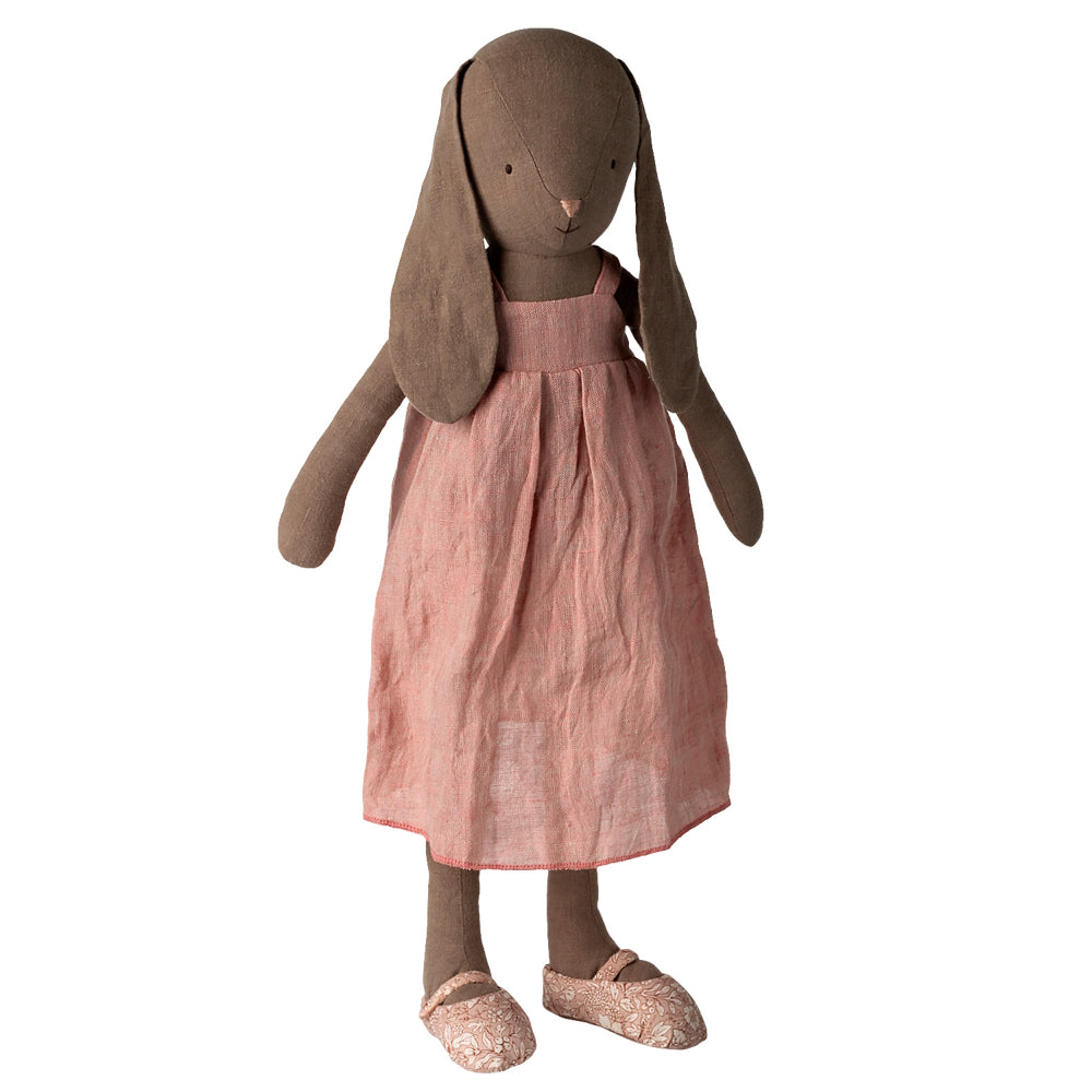 Maileg Bunny Size 4 Brown Dress and Shoes