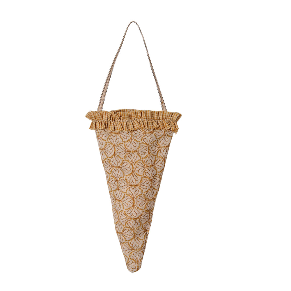 Maileg Cornet Winter Heart Ocher Ornament
