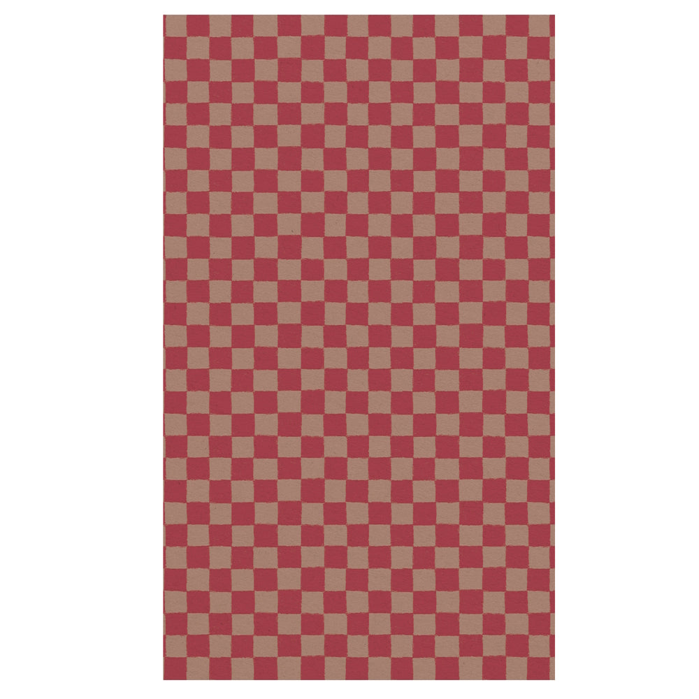 Maileg Gift Wrap Checker Powder-Red