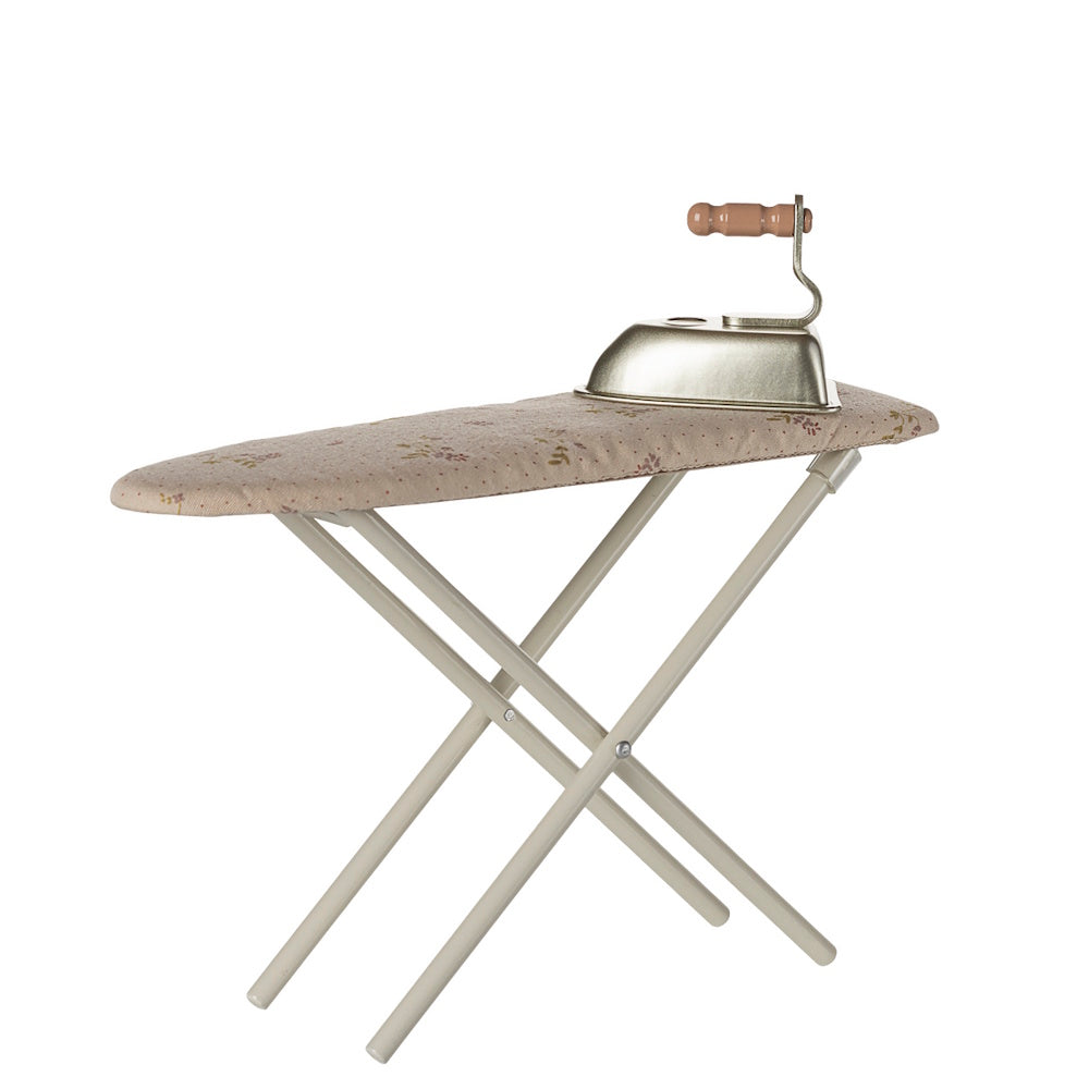 Maileg Iron & Ironing Board Miniature Off White