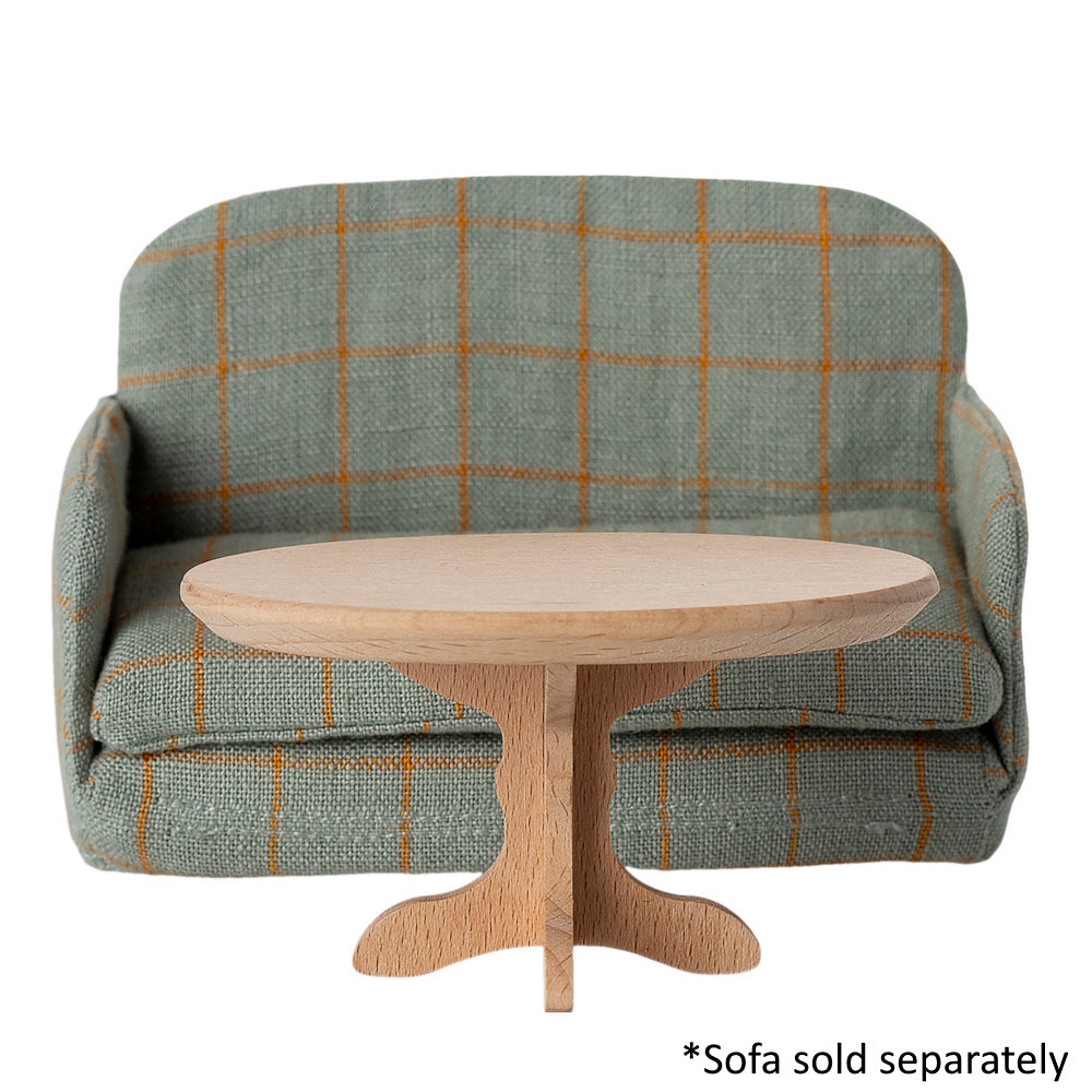 Maileg Oval Coffee Table Mouse Nature