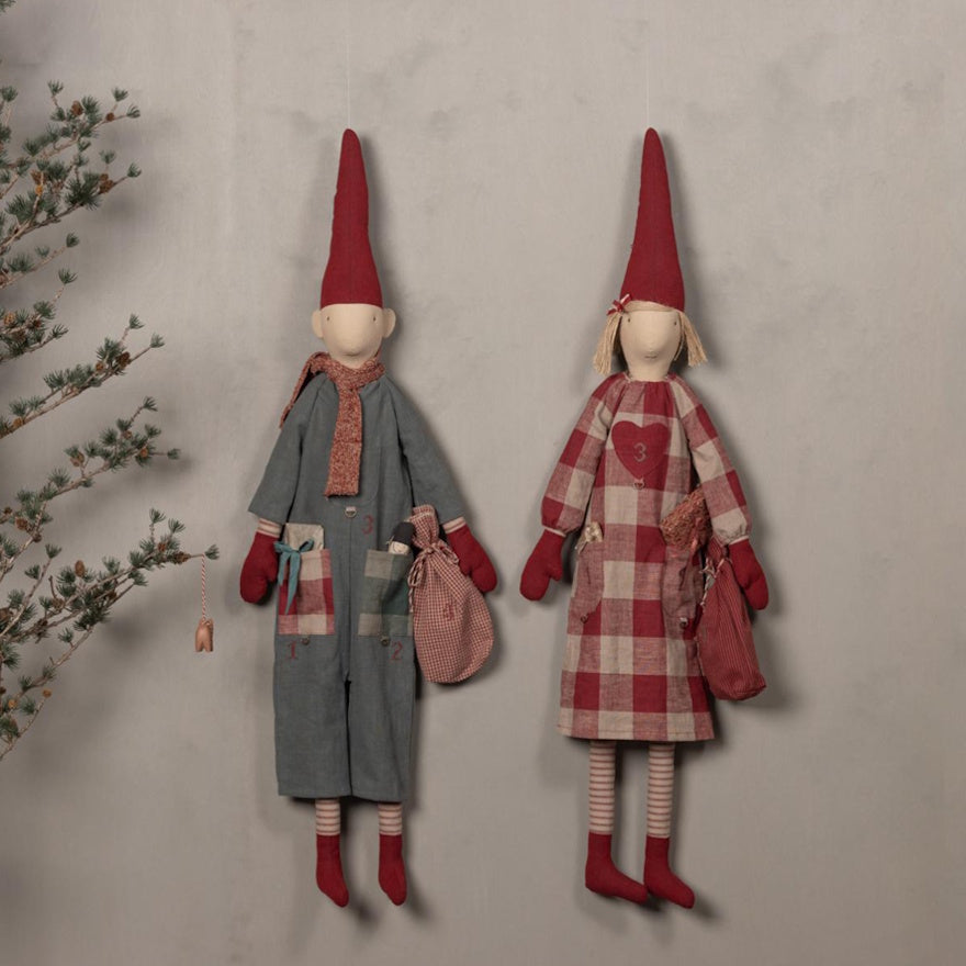 Maileg Pixy Advent Calendar Boy & Girl