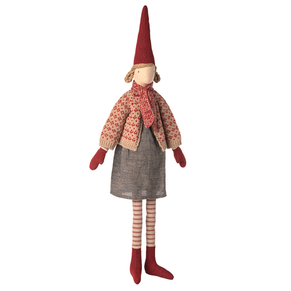 Maileg Pixy Size 4 Girl Skirt And Cardigan