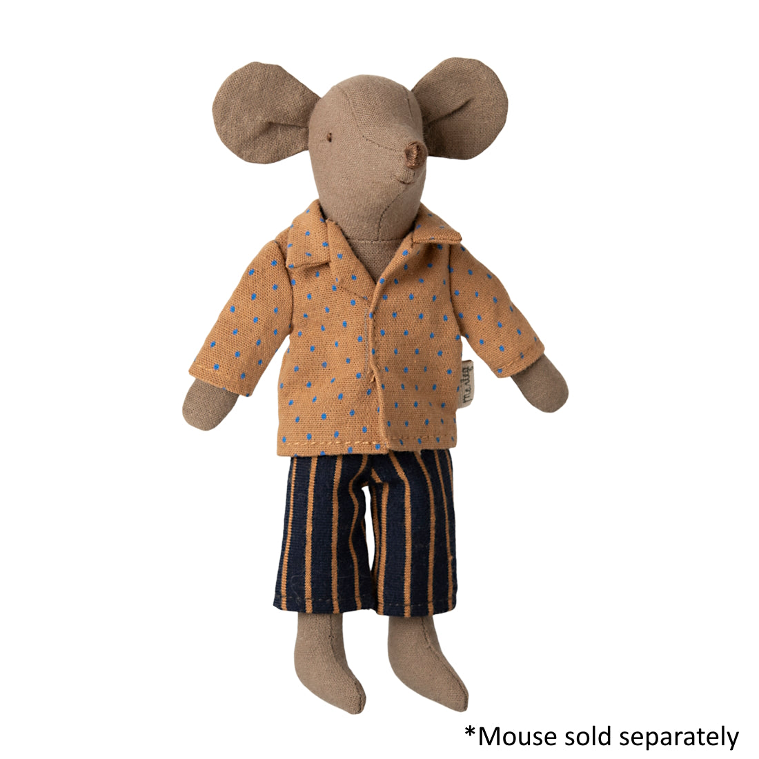 Maileg Shirt and Striped Pants Dad Mouse