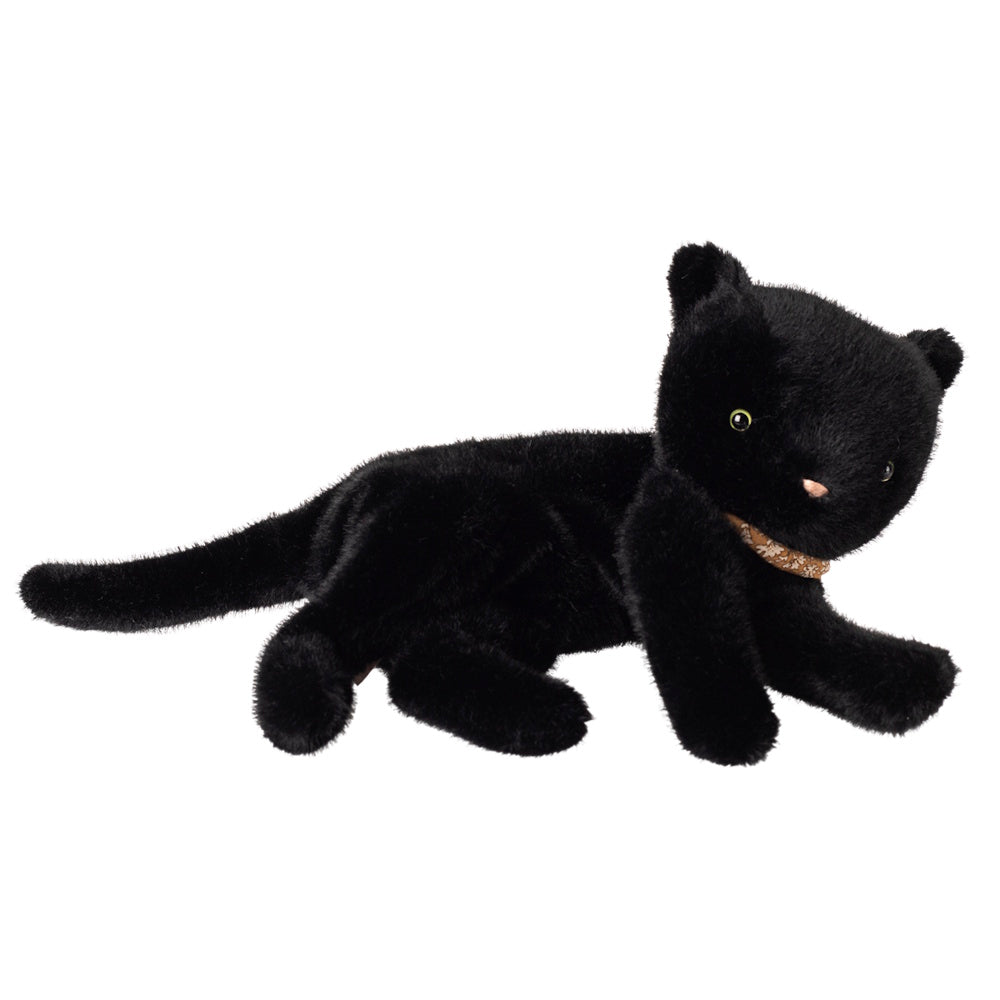 Maileg Sleeping Kitten Plush Medium Black