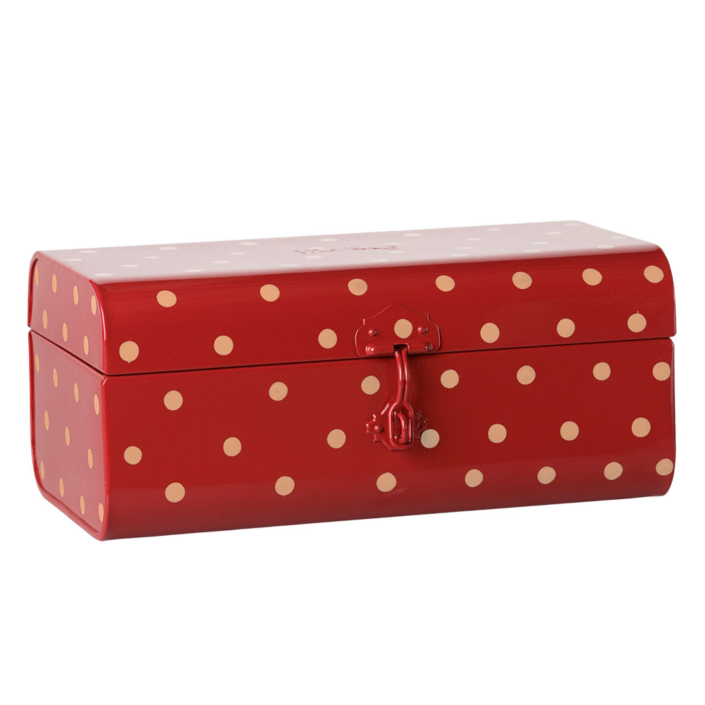 Maileg Storage Suitcase Small Red with Tray