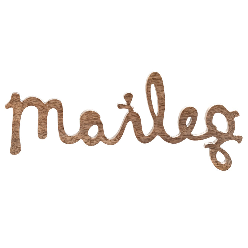 Maileg Wooden Logo Natural