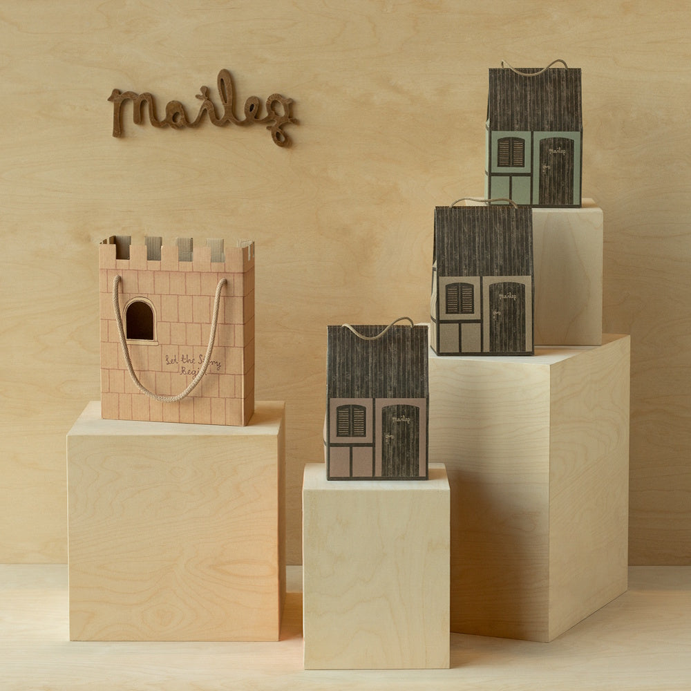 Maileg Wooden Logo Natural