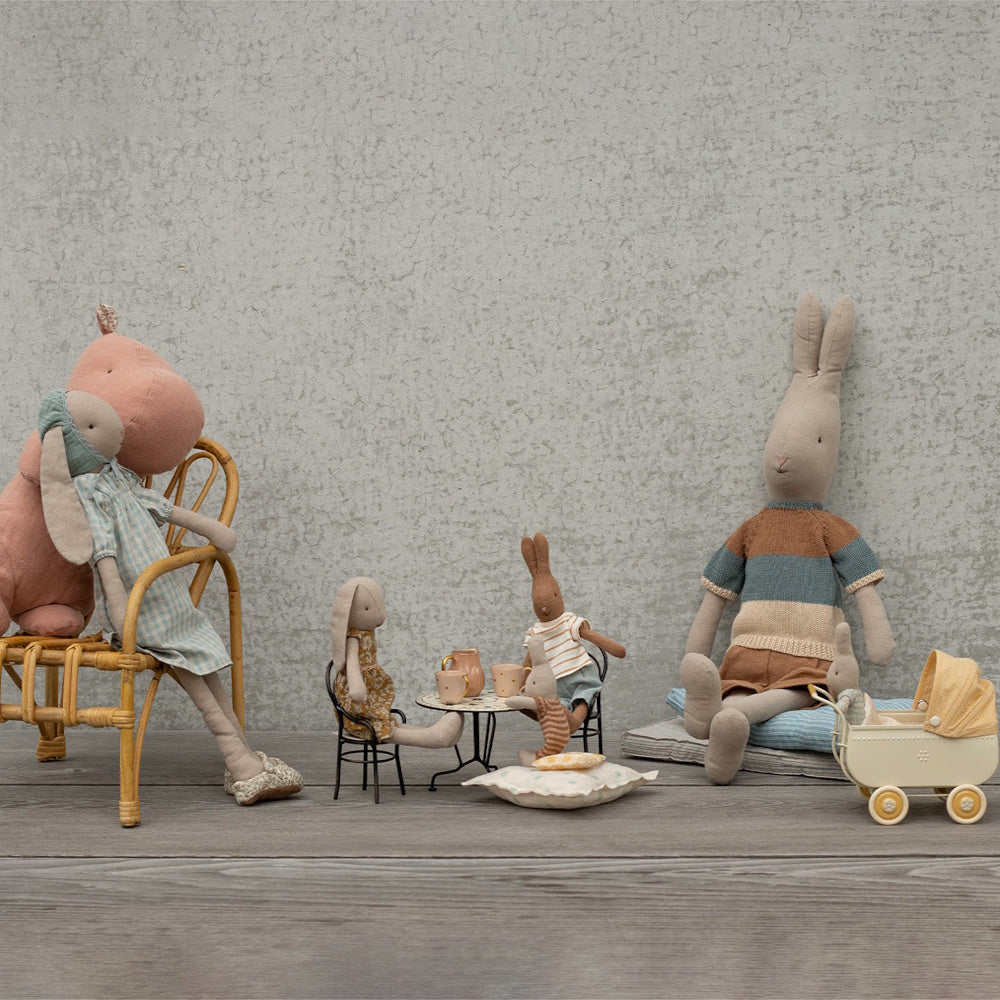 Maileg Dining Table Set With 2 Chairs Mini